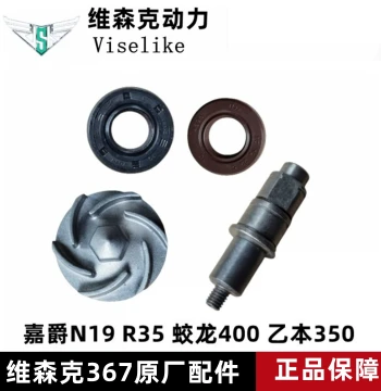 Huoya 400 Jiajue N19 Water Pump Assembly, Visenk 367 Twin-Cylinder Engine Water Seal & Oil Seal, Original Motorcycle Parts