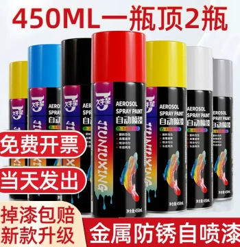 Automatic Rust-Removing Spray Paint for Metal, Cars, and Furniture