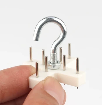 Damage-Free Hook Set - No-Drill Hooks for Mosquito Nets, Lantern Canopies, Latex Paint Walls, and Bed Curtains