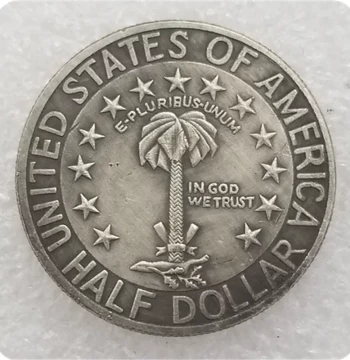 Handcrafted Vintage Distressed Alloy Replica Prop Craft US Half Dollar 1936-P Silver Commemorative Coin