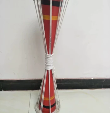 Yao Ethnic Drum Long Drum Pull-Rope Drum Guangxi Pan Rope Drum Original Style Liannan Yao Drum Cowhide Long Drum Dance Drum