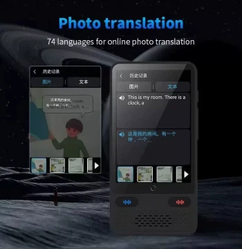 S85 Portable Translator Device 138 Real-time Languages Onlin