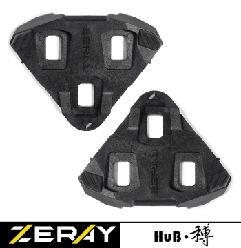 HuB Road Bike Locking Pedals with Self-Locking Cleats, Diamond Cleats, 0-Degree Float, Anti-Slip Screws and Washers Included