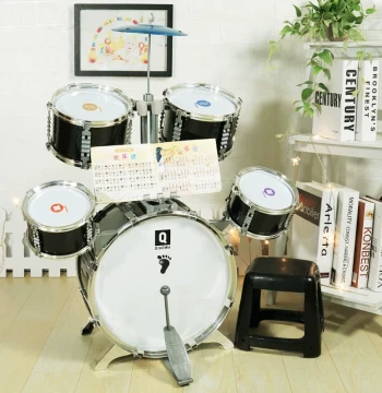 Kids Drum Set for Ages 1-6: Large Jazz Drum Toy for Beginners, Durable Musical Instrument for Boys and Girls