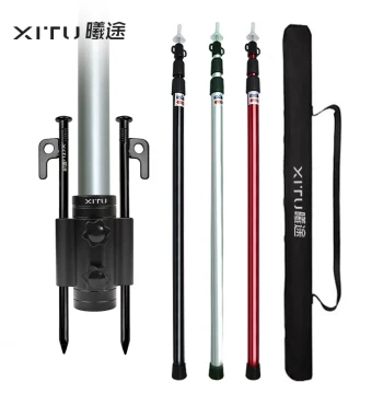 Outdoor Canopy Pole: Telescopic Aluminum Camping Tent Support Rod (Lightweight)