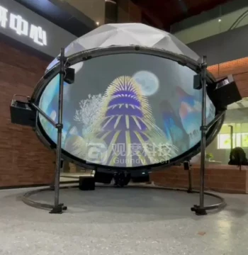 Eye 3 Cinema Immersive 2.0 Dome Theater Mobile Dome Theater Vacuum Skeleton Dome Theater Naked Eye Viewing