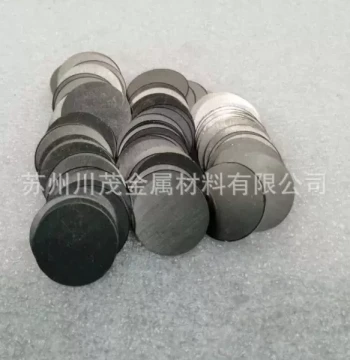 Niobium Round Discs; Thin Metal Nb Plates Cut by Wire or Laser; High Hardness and Corrosion Resistance