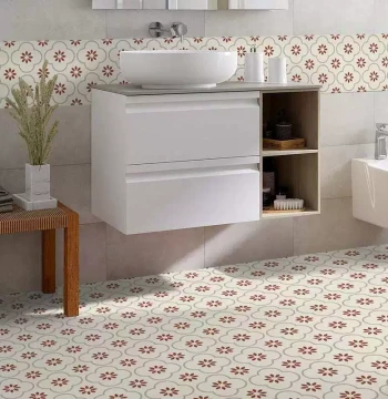 Waterproof Frosted Floor Stickers for Bathroom, Anti-Slip Restroom Decals, Oil-Resistant Kitchen Tile Self-Adhesive Flooring