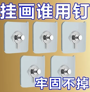 No-Drill Picture Hanging Hooks - Heavy-Duty Invisible Hangers for Photos, Wedding Portraits, Frames, and Murals