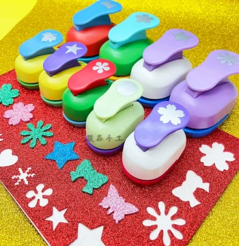 Embossing Machine for Kids' DIY Crafts, Kindergarten Labor-Saving Flower Press and Stamping Tool
