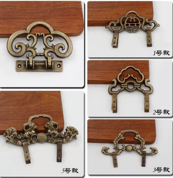 Chinese Antique Brass Hardware | Plaques, Photo Frames, Calligraphy Hooks, Mirror Frames, Cross-Stitch Hangers | Pure Copper Decor