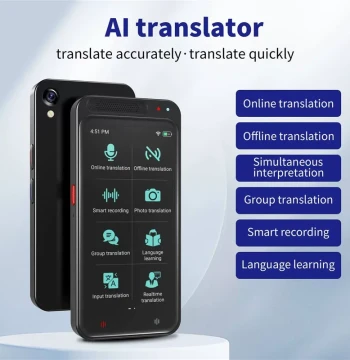 Z6 Language Translator Device supports Two-way Real-time Tra