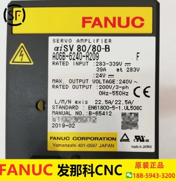 Negotiable Price: In-Stock Fanuc Servo Drive Amplifier Power Module A06B-6240-H209