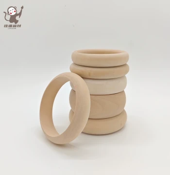 Wooden Base Bangle Raw Wood Bracelet Lacquer Art Material Blank Wooden Cuff for DIY Jewelry Accessories Round Bangle
