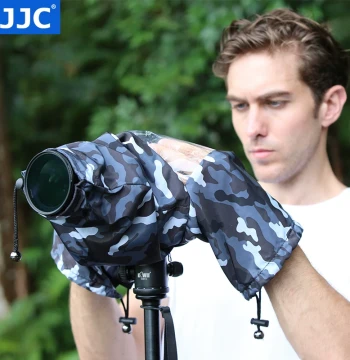 JJC Rain Cover for Canon/Nikon Z6III Z8 ZF Z7II Z6II Z5 DSLR R6 R5 R8 R7 R62 Cameras - Medium-Telephoto Rain Shield, Waterproof Poncho for 5D4/4