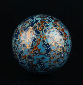 Dongguan Winter Official Rhinoceros Skin Lacquerware Buddha Bead Necklace - Unisex Large Lacquer Beads, DIY Bracelet, Intangible Cultural Heritage, Ruoshui Blue