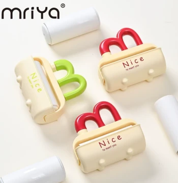 Mriya Mini Lint Roller for Perler Beads - Tear-Off Paper Home Use Drum Tool, Multi-Function Felt Hair Remover