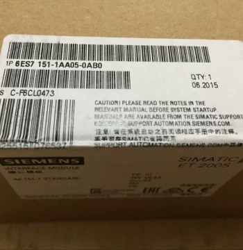 Negotiable 6ES7151-1AA05-0AB0 Siemens IM151-1 Interface Module 6ES7151-1AA06-