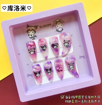 Guzheng Picks Cartoon Double-Sided for Kids Beginner