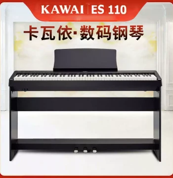 Kawai ES110 Digital Piano - 88-Key Weighted Hammer Action Electronic Piano for Beginners (Upgraded Model)