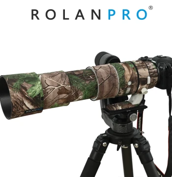 Canon RF200-800mm Lens Camouflage Cover with Base Sleeve by ROANPRO