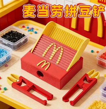 Perler Beads 2.6mm Small Beads DIY Craft Kit: Complete Handmade Tool Set Including Bead Needle, Pegboard, Scoop, and Pen