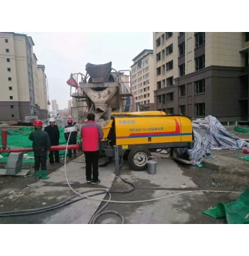 Trailer-Mounted Concrete Pump - 55kW Electric 50 Model Pump, 82kW Diesel 50 Model Pump