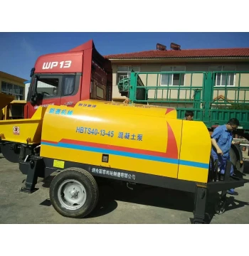 Trailer Concrete Pump Diesel and Electric Models Concrete Delivery Pump 40 Concrete Pump