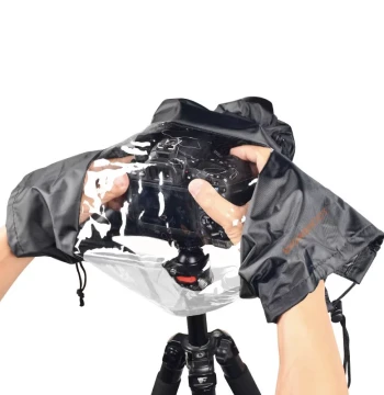 Rain Cover for Canon & Sony DSLR Cameras, Waterproof & Dustproof Shield for Medium-Long Telephoto Lenses
