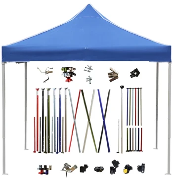 Complete Replacement Parts for Four-Leg Canopy Umbrellas - Support Poles, Folding Legs, and Repair Kits for Outdoor Vending