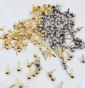 Kids' Two-Prong Fasteners - Small Size for DIY Paper Crafts, Fixing Pins, Horn Head Nails