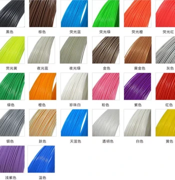 3D Printing Pen Filament, Single Color Options, PCL Low-Temp and PLA High-Temp Consumables & Accessories