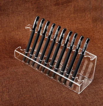 Acrylic Transparent Multi-Function Pen Holder for Ballpoint, Eyebrow, Gel, Pencil, and Fountain Pens Display Stand