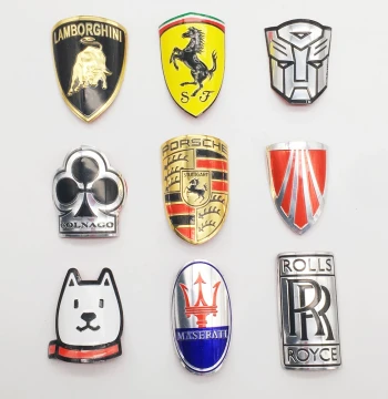 Bicycle Mountain Bike Head Tube Badge Accessories Waterproof Soft Metal Logo Modified Decorative Bike Aluminum Alloy Sticker