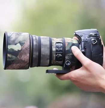 Compatible with NIKON AF-S 300mm f4E PF ED Prime Lens Camouflage Lens Coat Protective Cover 300F4