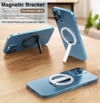 Ultra-Fast New Magnetic Cell Phone RiAng Holder MagSafess Removable