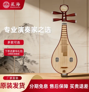 Xinghai Ruan Beginner to Advanced Exam Performance Practice Double Sound Window Ruan Instrument Rosewood Fine Tuning Pegs 8412-2