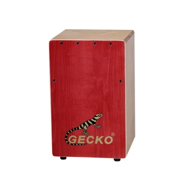 Gecko Cajon Drum Beginner Flamenco Box Drum Hand Percussion Meditation Stool Drum for Kids