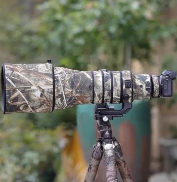 Camouflage Lens Coat Protective Cover for NIKON Z 400mm F2.8 TC VR S Super-Telephoto Lens (428)