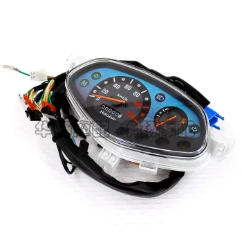 Instrument Cluster Assembly for Haojue Motorcycle HJ110-2/-2A 2D 2C Xiyun 110, Odometer and Speedometer Unit