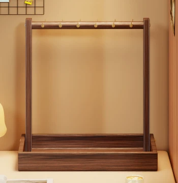 Multifunctional Hanging Calligraphy Brush Holder - Vintage Chinese Style Storage Rack for Dorms & Desks (Four Treasures of the Study)