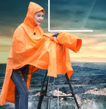 DSLR Camera Rain Cover - Detachable Waterproof Raincoat for Photography Equipment