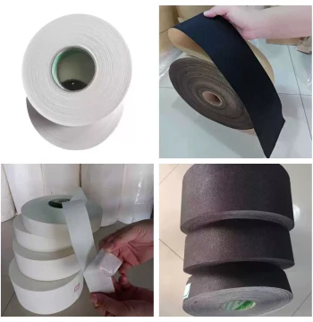 Non-Woven Industrial Tape - High Viscosity Self-Adhesive Single-Side Cloth Strip (Black/White Wholesale Rolls)