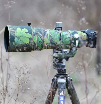Lens Camouflage Cover for OM System 150-400mm F4.5 TC1.25 Lens Olympus 150-400