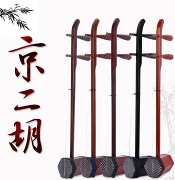 Professional Jing Erhu Instruments - Rosewood, Ebony, Zitan & Sour Branch Wood Options