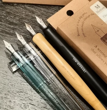 Pilot Dip Pen iro-utsushi Transparent Dip Fountain Pen for Line Drawing Painting Colored Ink Watercolor Brush