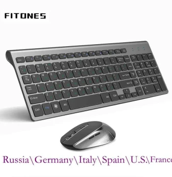 Russian Spain USA French Ltalian German UK layout Wireless K