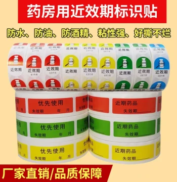 Custom Medical Expiry Date Labels - 1/3/6 Month Warning Stickers for Medication Management