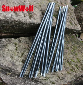 Snow Wolf Outdoor Hiking Camp Tent Pole Mobi Garden Cold Mountain 2AIR UL2 UL3 Aluminum Alloy Tent Pole 361cm