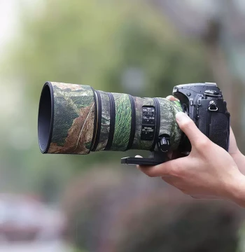 Camouflage Lens Coat for Nikon AF-S 300mm f/4E PF ED VR (Dust-Proof)